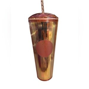 Limited edition Starbucks Venti dome tumbler Peach